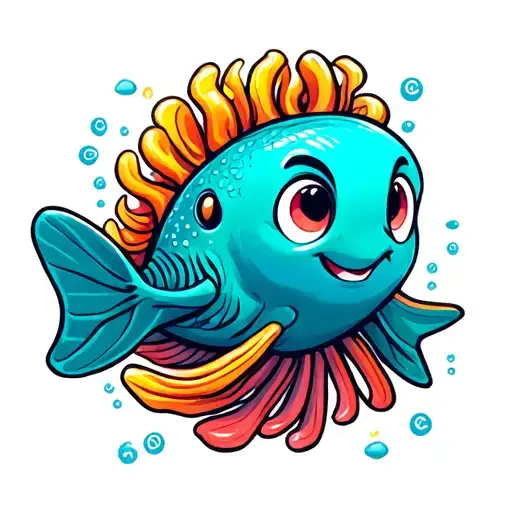 Under The Sea Cute Cartoon