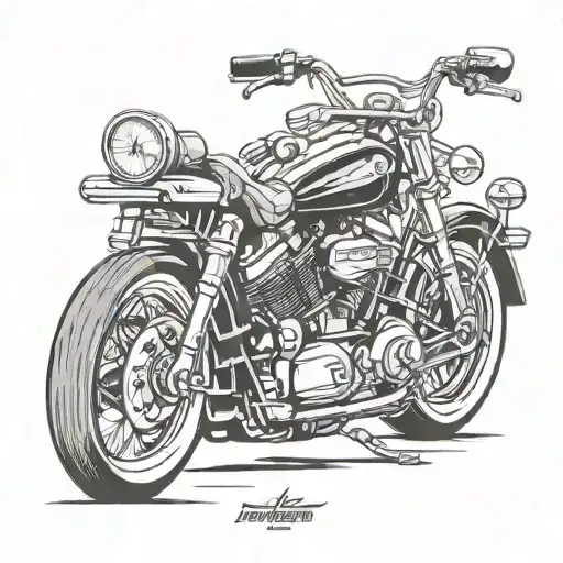 Symbol Of A Harley-davidson
