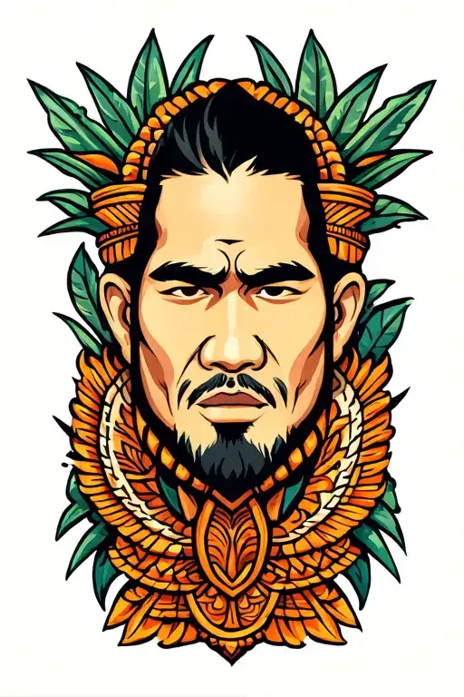 Lower Arm Half Sleeve Protection Polynesian Tattoo Men