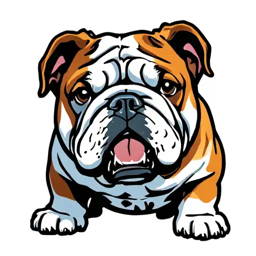 English Bulldog In Outer Space