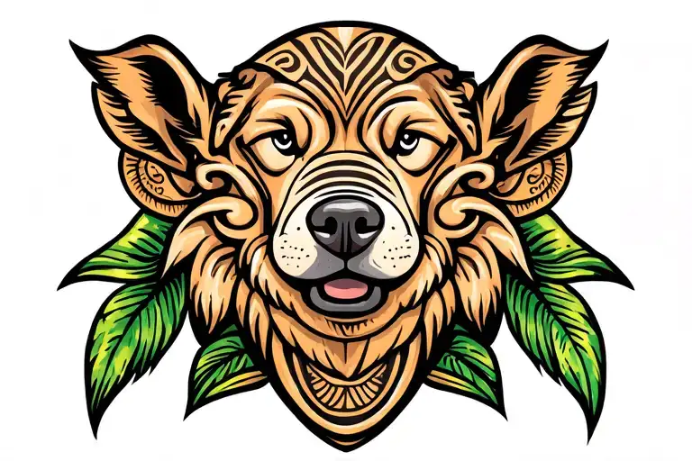 Polynesian Torso Dog Fingerprints