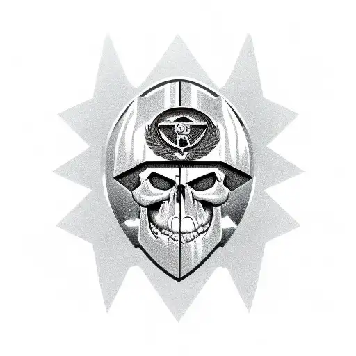 Skull With Pathfinder Badge