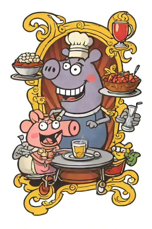 Tattoo Cover Up Nescar 219 Diner Peppa