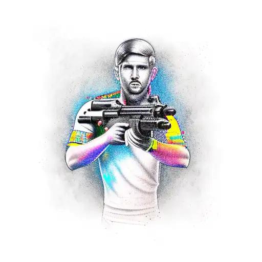 Sub Machine Gun Mac 10