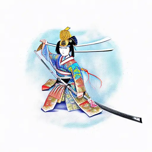 Samurai Katana Geisha