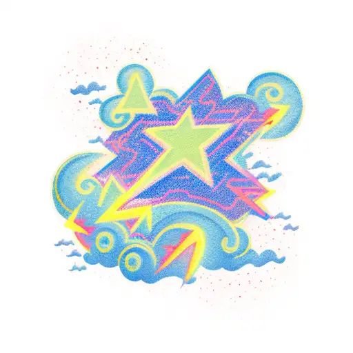 Thunderstorms Striking Lightning Love Stars