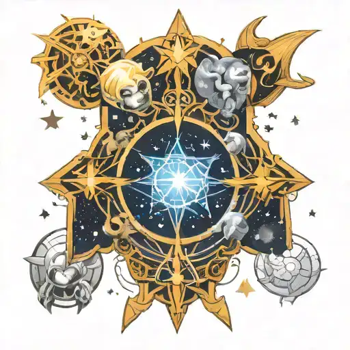 Incorporate Elements From The Game 'Sky Children Of The Light' Into A Celestial-themed Tattoo Design