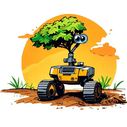 Wall-e Planting A Tree