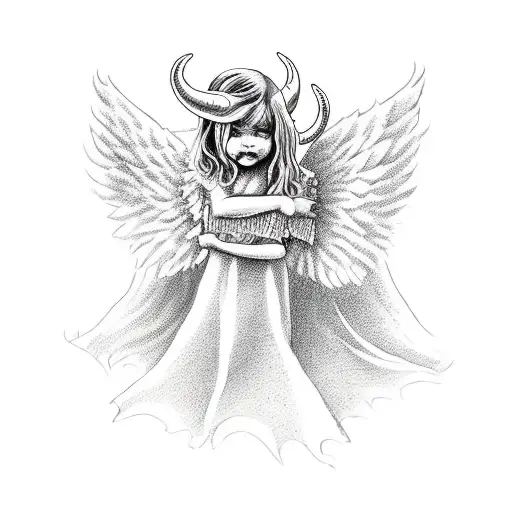 Angel Dressed As Devil