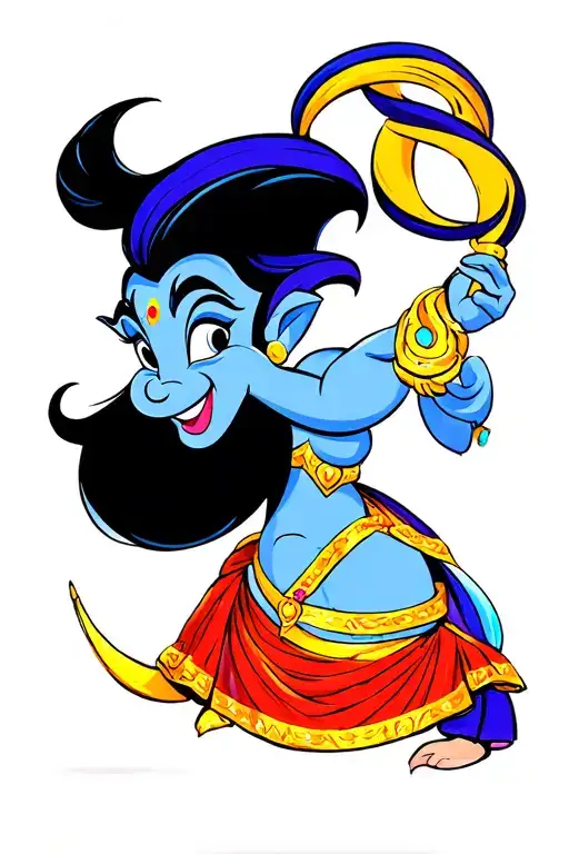 Genie From Disney Aladdin The Cartoon