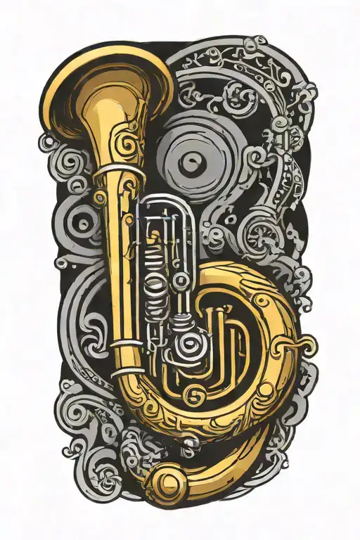 Bass Clef And Tuba