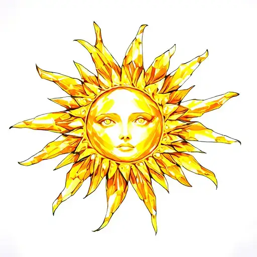 Sun Made Out Of Crysstal