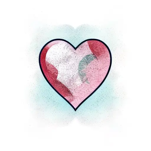 Heart Shaped Italy Background