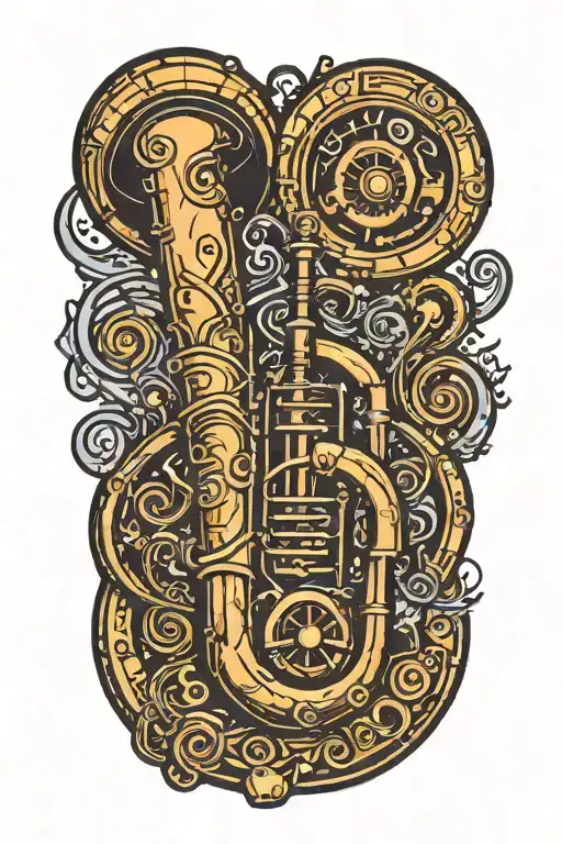 Bass Clef And Tuba