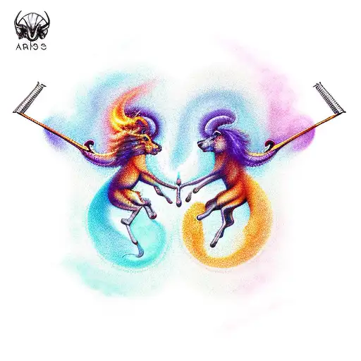 Aries And Sagittarius Flaming Love