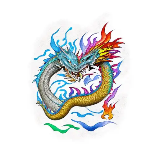 Fire Dragon And Water Rat