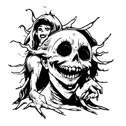 A Poltergeist In Black And White