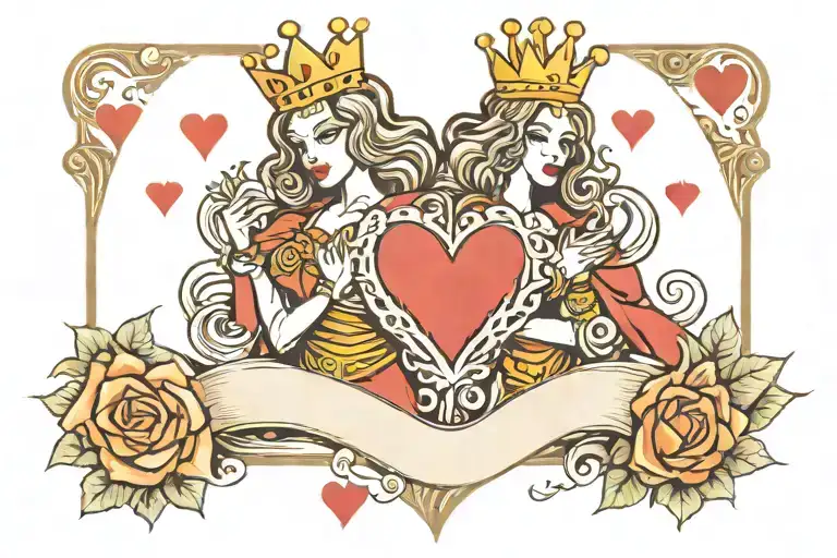 Queen Of Heart Symbolizing Love You More