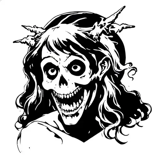 A Poltergeist In Black And White