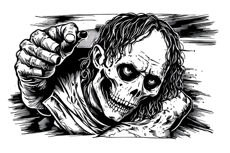 A Terrifying Serial Killer Black And White