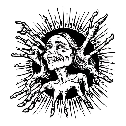 A Poltergeist In Black And White