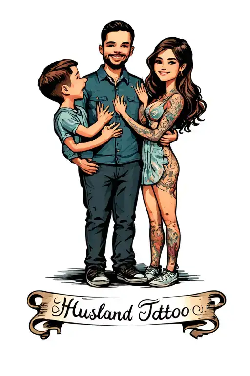 Husband Wife 3 Boys