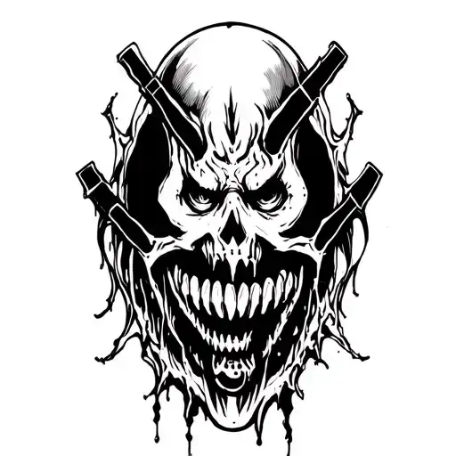 Horror Black And White