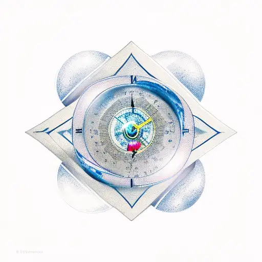 Hourglass In The Form Of Libra Zodiac