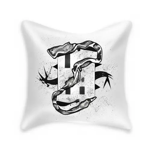 Two Flags One White And One Black