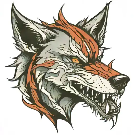 Cardinal Head And Wolf Transforming