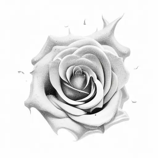 Rose Un The Mouth Of A Dragoon