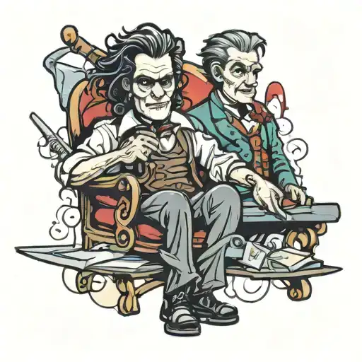 Color Sweeney Todd With A Blade