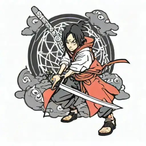 Itachi Uchiha With Sword