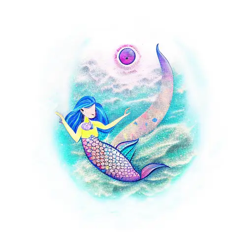 Ethereal Mermaid Moon