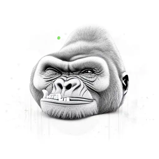 Weed Bud Shape Like Gorilla Face