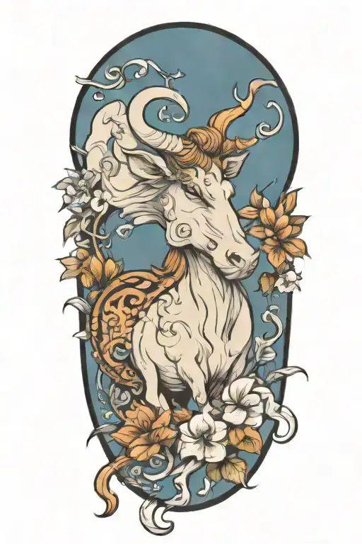 Taurus Zodiac Sign Intertwined