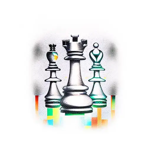 5 Chess Pieces On Forearm