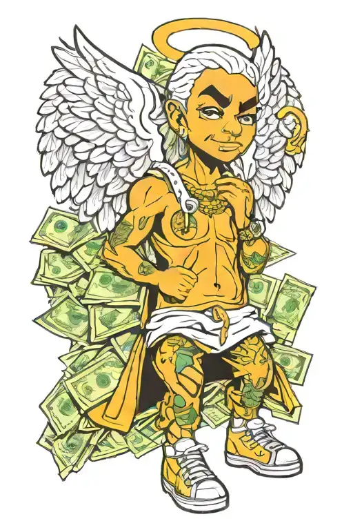 Money Gangsta Angel Holding