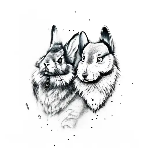 Bunny And Wolf