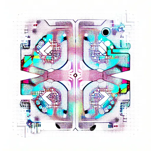 Cyberpunk Pattern Pcb