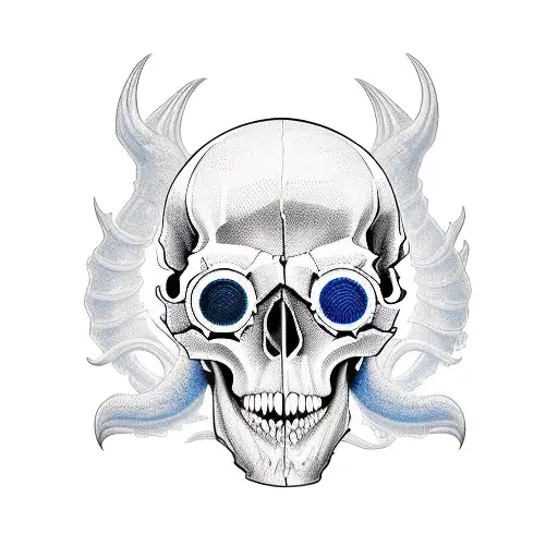 Monster Skull 3 Eyes