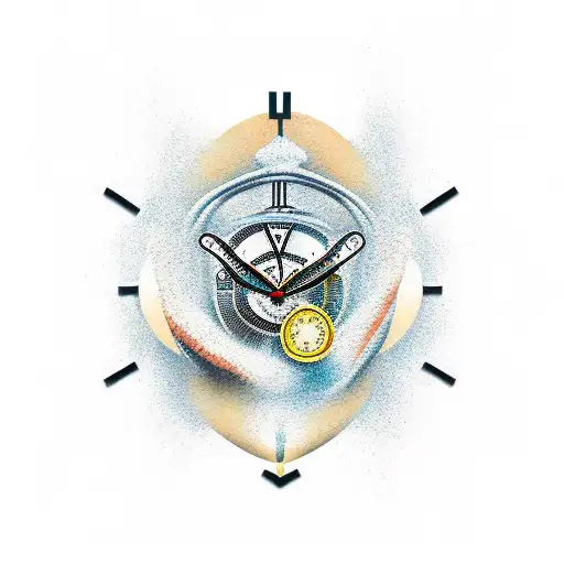 Chronos With Sand Clock