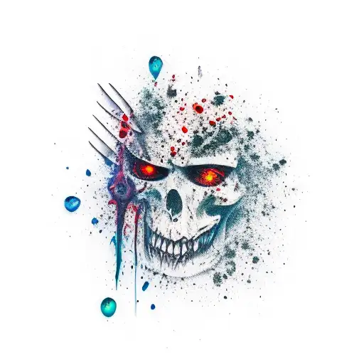 A Beautiful Knife With Blood Soaking