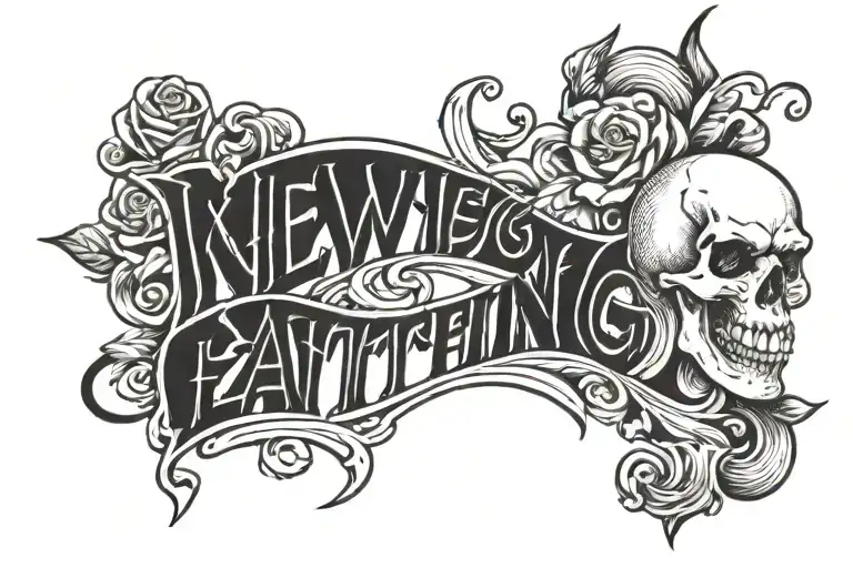 Reverse Lettering Style