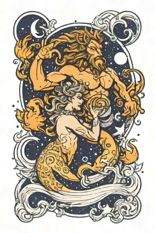 Leo And Capricorn Love You To The Moon Surrounded
