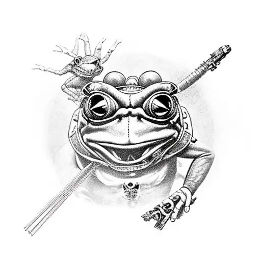 Adeptus Astartes Warhammer 40000 Versus Samurai Frog