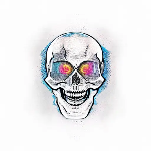 Skeleton With Jean Jacket And Cane