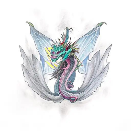 Dragon Fairy Flying Forearm