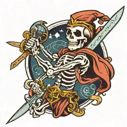 Skeleton With A Sword