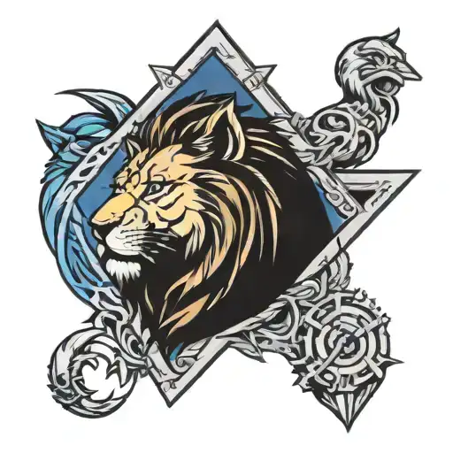 Lion Wolf Illuminati